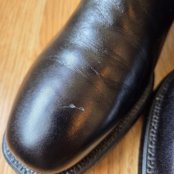 R.M. Williams Comfort Craftsman Men's Black Yearling Leather Ankle Boots Sz US 8 - Picture 6 of 16